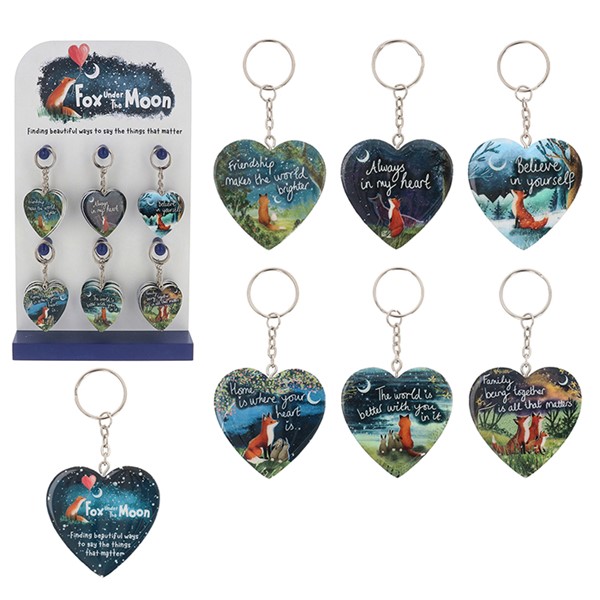 Fox Under The Moon Keyring CDU