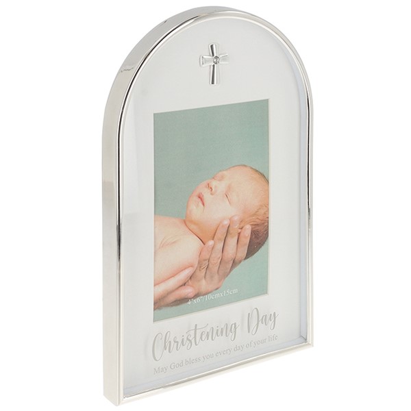 Silver Arch Frame Christening