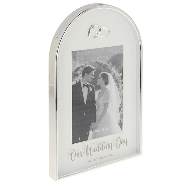 Silver Arch Frame Wedding