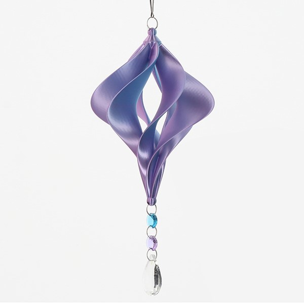 Shimmerz Twister Small Baby Blue Wind Spinner