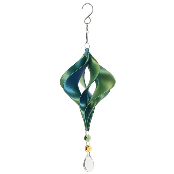 Shimmerz Twister Small Green Wind Spinner