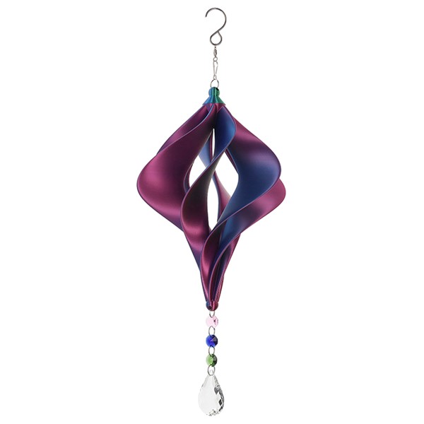 Shimmerz Twister Large Blue Wind Spinner