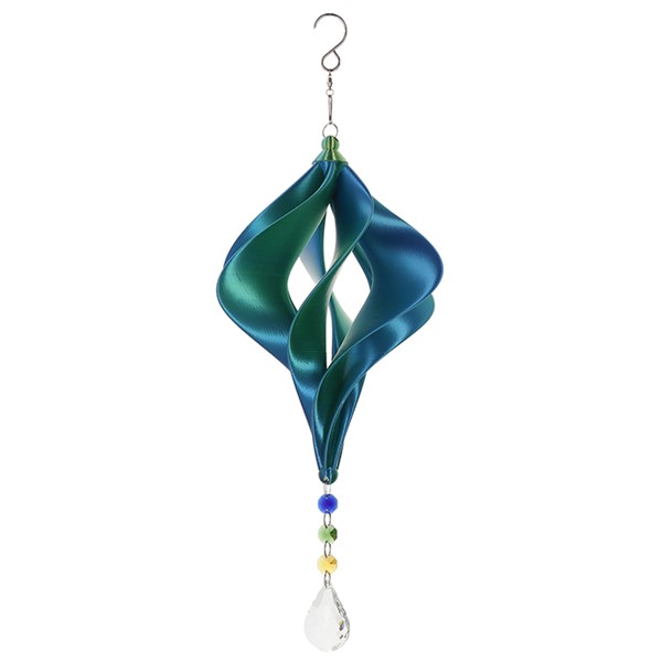 Shimmerz Twister Large Green Wind Spinner