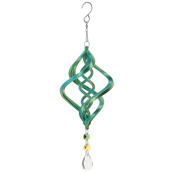 Shimmerz Typhoon Small Green Wind Spinner