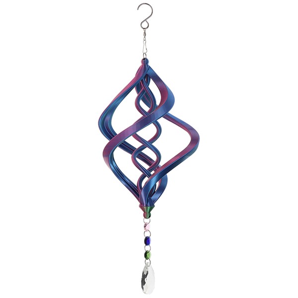 Shimmerz Typhoon Large Blue Wind Spinner