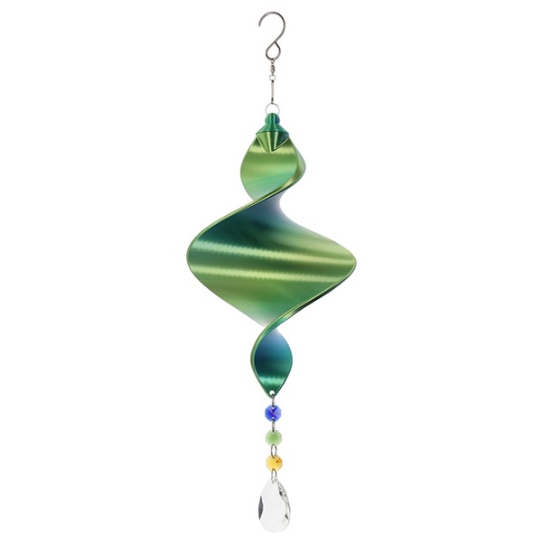 Shimmerz Cyclone Large Green Wind Spinner