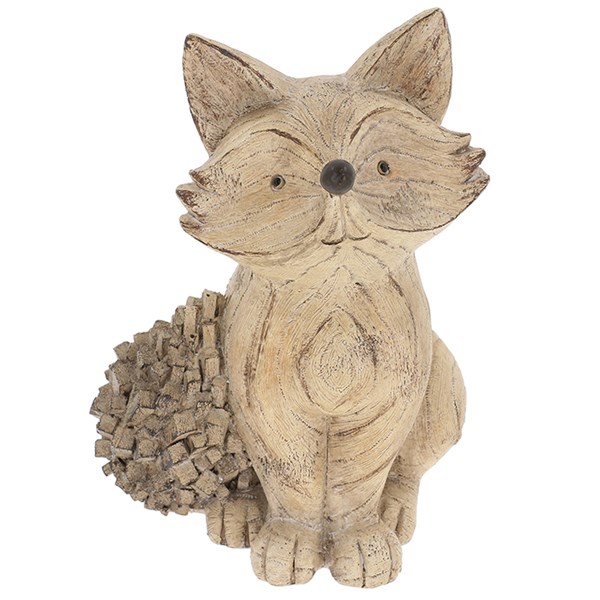 Woodgrain Pals Fox Sitting