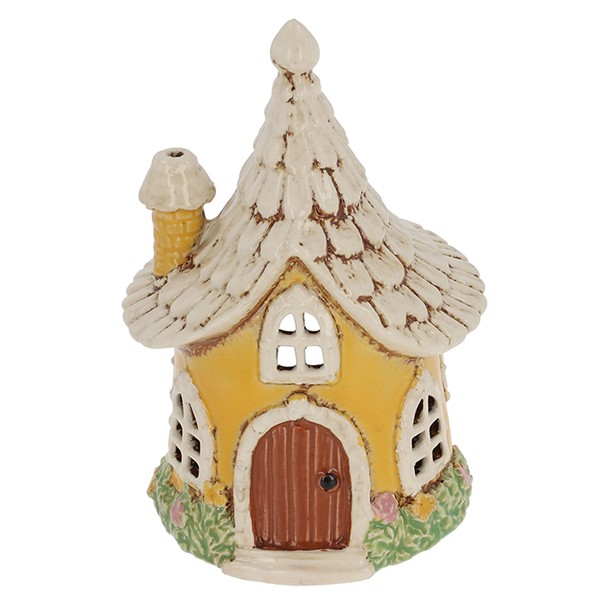 Village Pottery Round Garden House Tealight