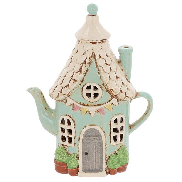 Village Pottery Round House Teapot Tealight