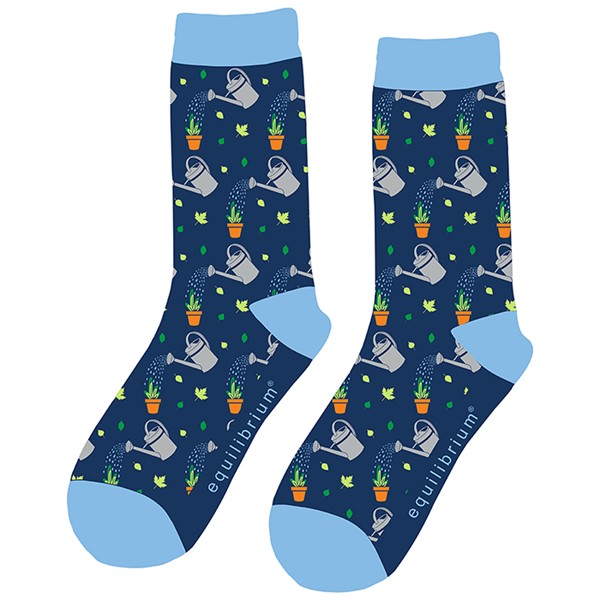 Men's Bamboo Socks Garden Blue