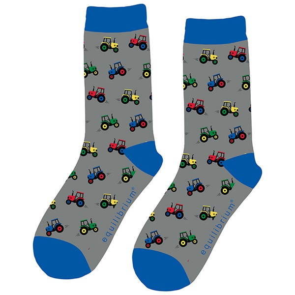 Men's Bamboo Socks Tractor Grey