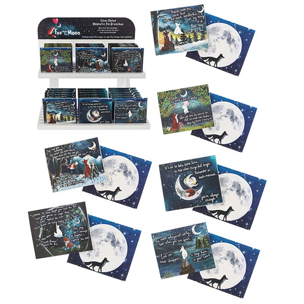 Fox Under The Moon Magnetic Pin Starter Pack 36 + 1 FOC