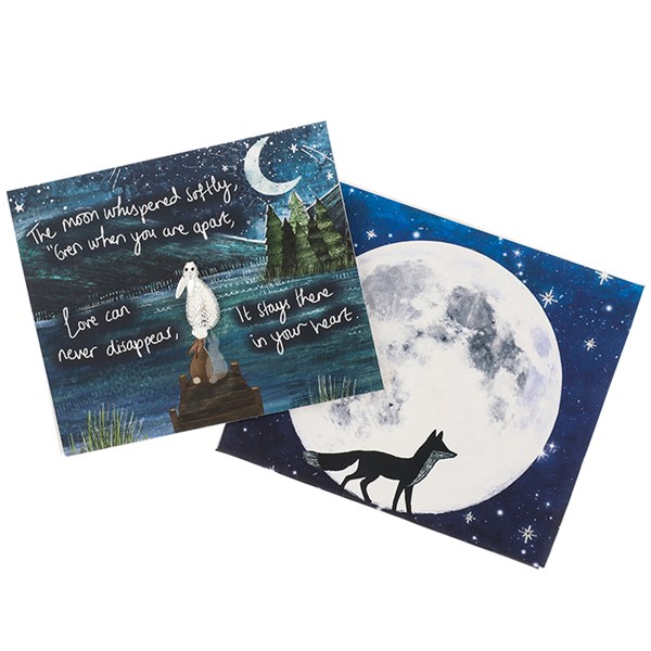 Fox Under The Moon Pin When You Are Apart