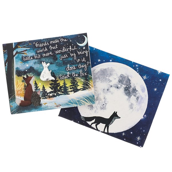 Fox Under The Moon Pin Friends/World