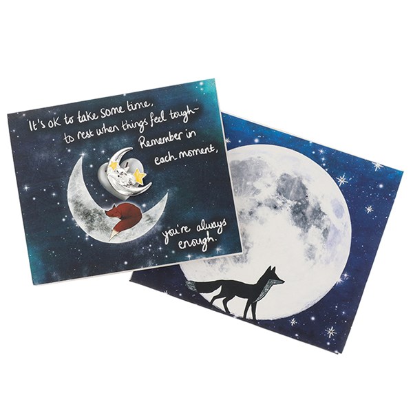 Fox Under The Moon Pin Take Some Time