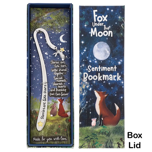 Fox Under The Moon Bookmark Stories/Stars