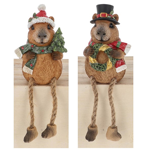 Capy Christmas Dangle Legs