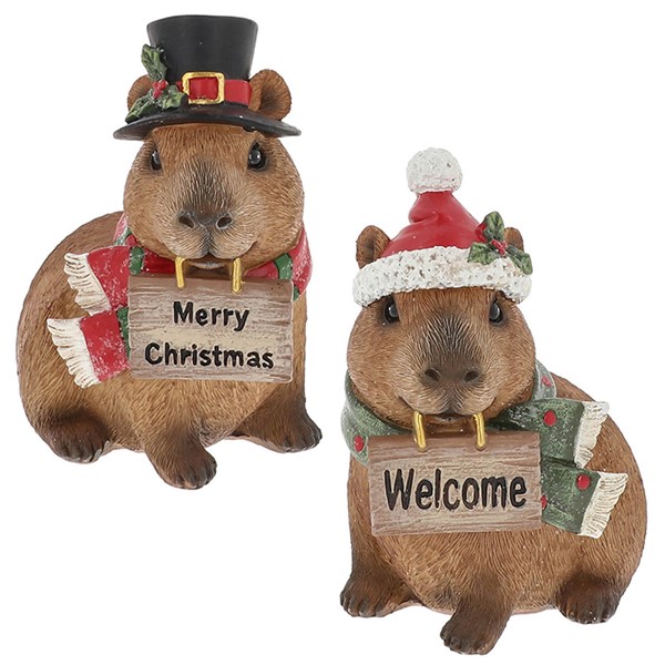 Capy Christmas With Sign