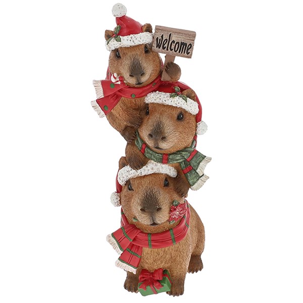 Capy Christmas Totem
