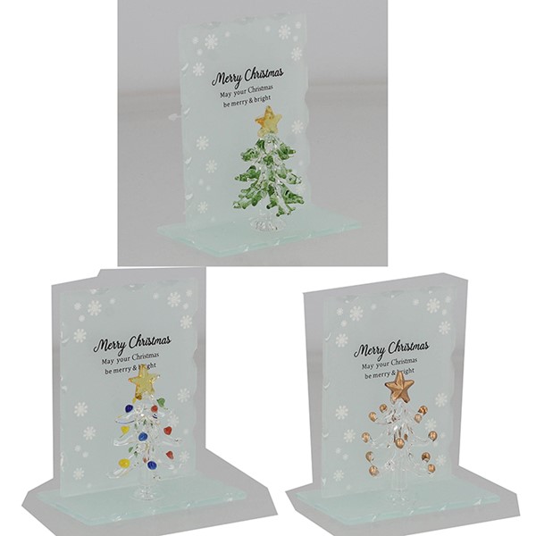 Xmas Glass Message Trees