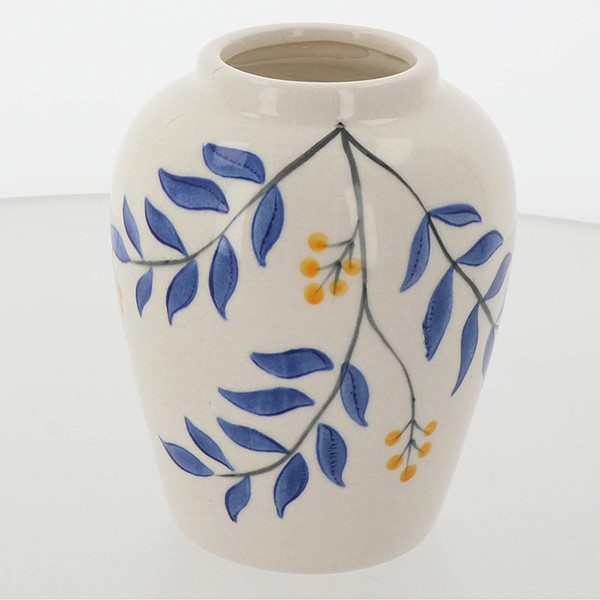 Hand Painted Blue Bouquet Vase