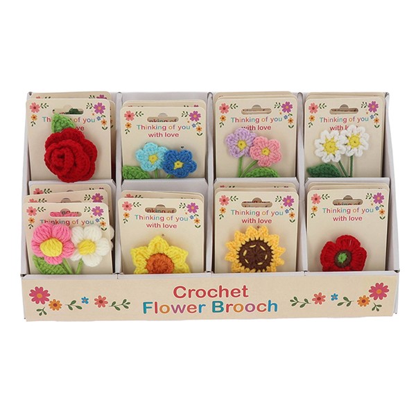 Crochet Blooms Brooches