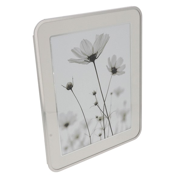 Silver Band Curved Frame 8x10