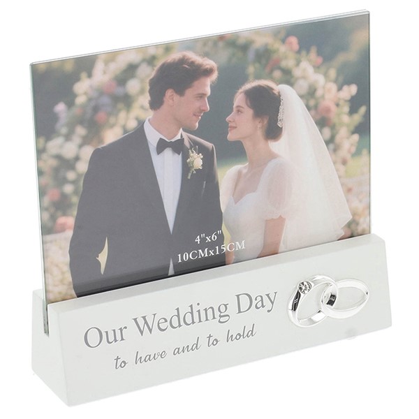 Silver Memories 6x4 Frame Wedding