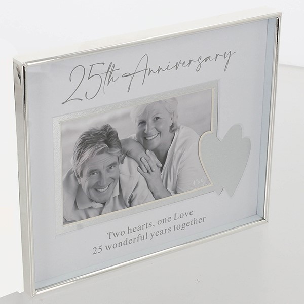 Modern Occassion Frame 6x4 25th Anniversary