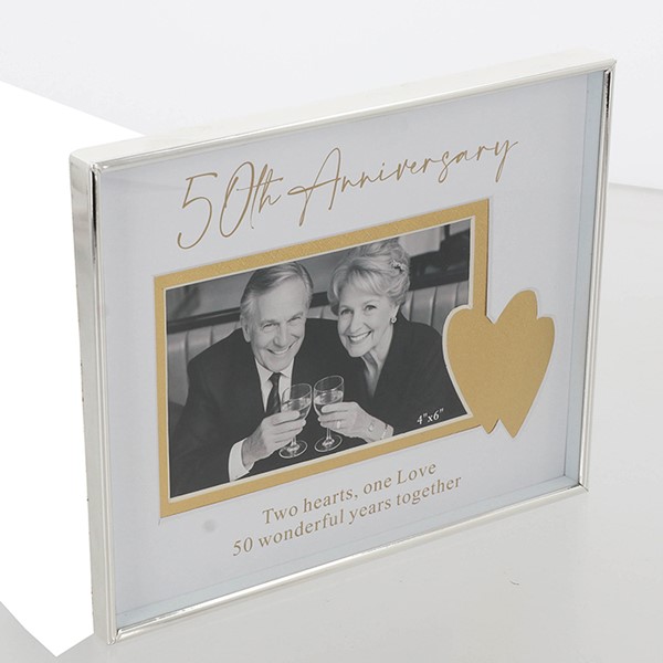 Modern Occassion Frame 6x4 50th Anniversary