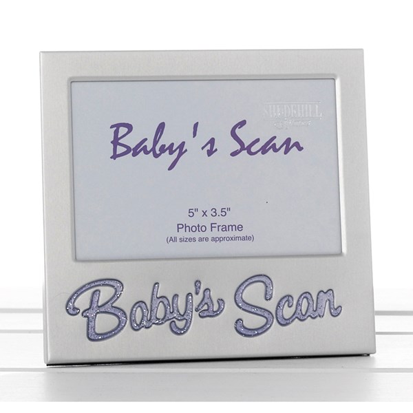Glitter Word Baby's Scan 5x3 Frame