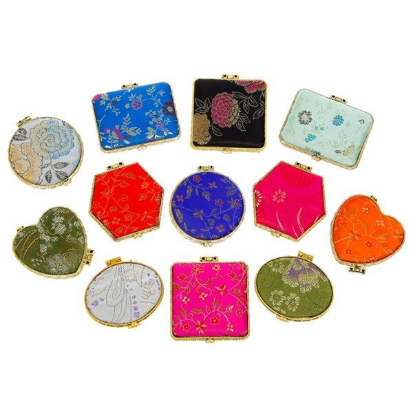 Equilibrium Brocade Pocket Mirror