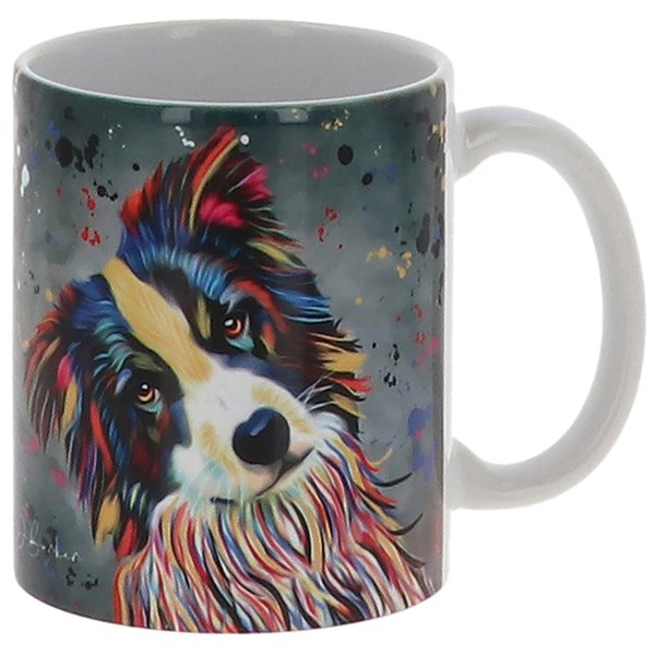 Aquamarine Collie Mug