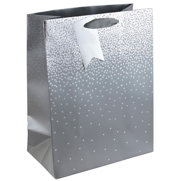 Silver Ombre Gift Bag Large