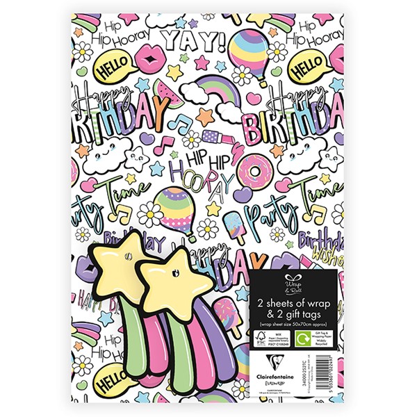 Graffiti Wrap & Tag Pack (2 Sheets & 2 Tags)