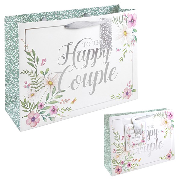 Wedding Floral XLarge Shopper Bag & Card