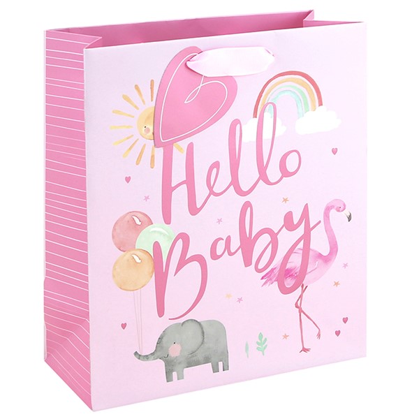 Baby Girl Gift Bag Medium