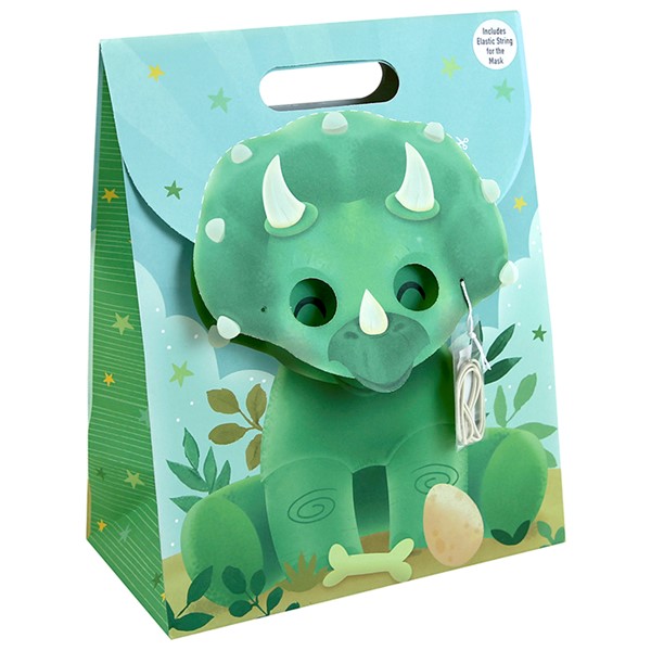 Dino Mask Gift Bag
