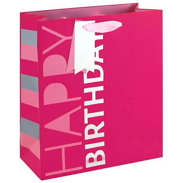 Pink Birthday Bag Medium