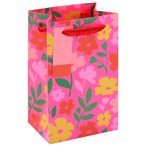 Neon Floral Gift bag Perfume