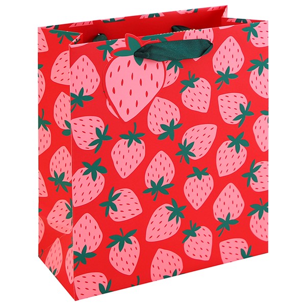 Neon Strawberry Gift Bag Medium