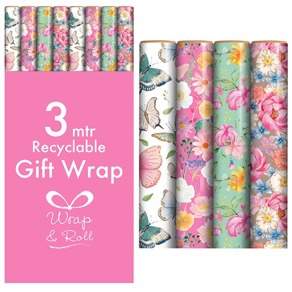 3m Floral Giftwrap