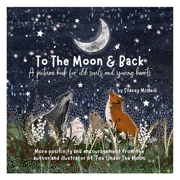 Fox Under The Moon To The Moon & Back Paperback Book