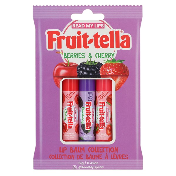 Read My Lips Fruit-tella Berries Trio Lip Balm