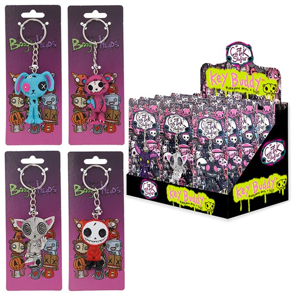 Gus Fink Keyring CDU Stitch Bear/ Numb Bunny Devil Doo/ Hypno Cat