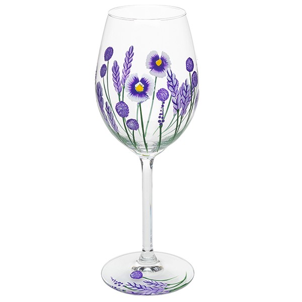 My Favourite Glass Lavender Wine Glass