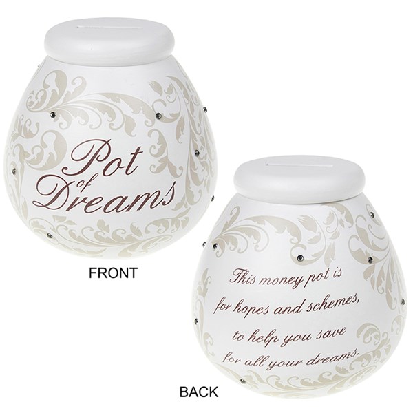 Pot of Dreams Fleur De Lys Swirls