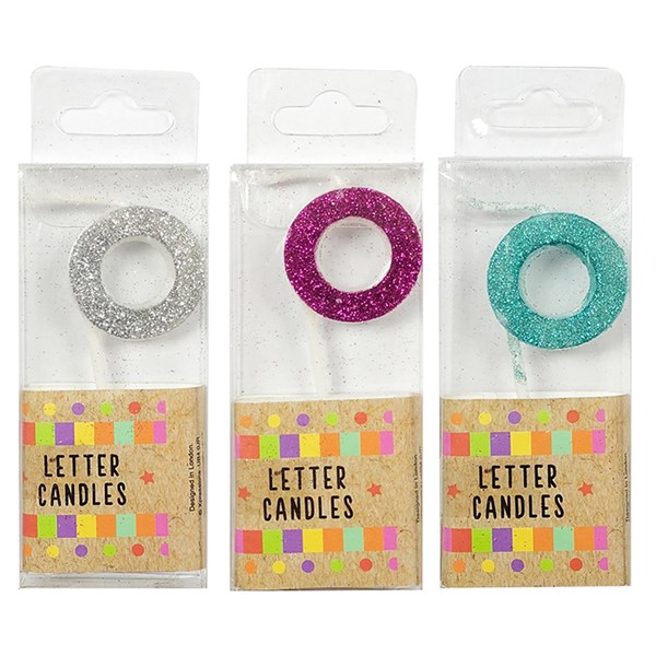 Party Initial Candle O