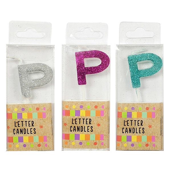 Party Initial Candle P