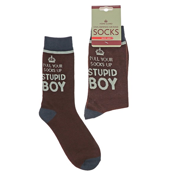 Dad's Army Socks Pull Your Socks Up
